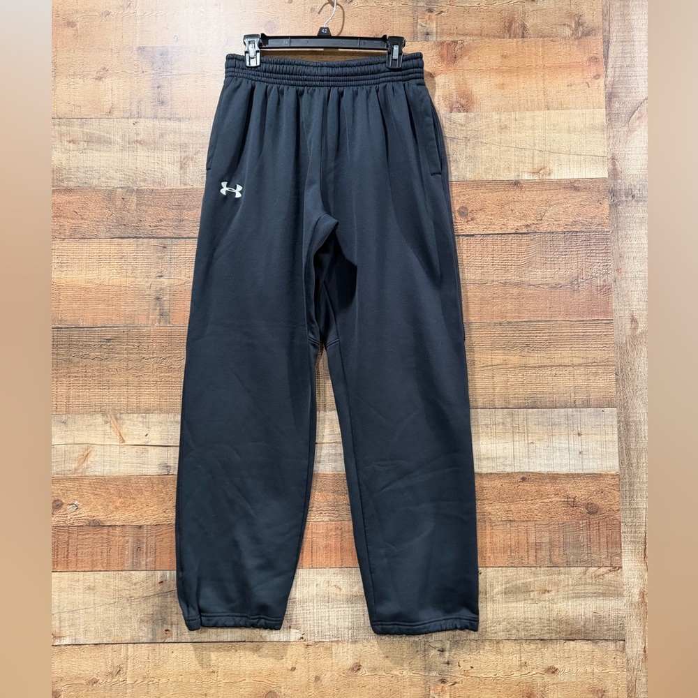 Under Armour Loose Fit Black Mens Sweat Pants Joggers Size Large